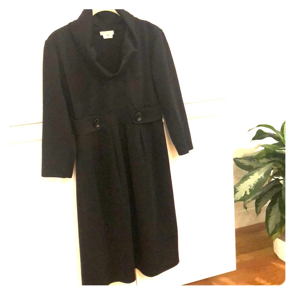 Black London Times brand dress with buttons